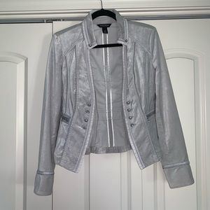Silver Velvet Jacket